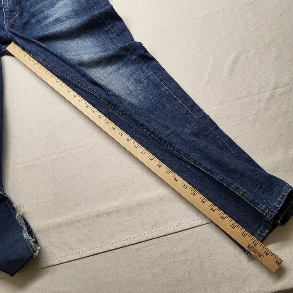 Joes Jeans The Rebel Blue Jeans Straight Leg Relaxed Fit 39/34 Baggy 90s Y2K